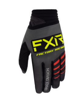 FXR Prime Glove 23 - Grey/Red 