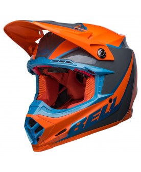 Bell MX 2023 Moto-9S Flex Adult Helmet (Sprite Orange/Grey)