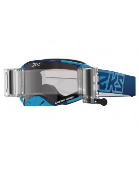 EKS BRAND LUCID ROLL OFF GOGGLE WITH CLEAR LENS - BLUE