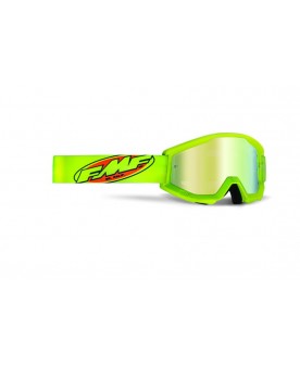 FMF Powercore Goggle - Flo Yellow/ Gold Mirror Lens 