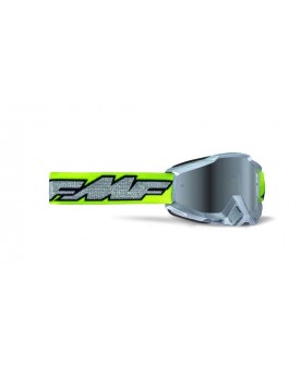FMF Powerbomb Goggle Rocket Lime - Mirror silver lens