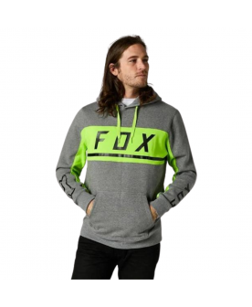 Fox Merz Pullover Fleece - HTR GRAPH/ FLO YELLOW 