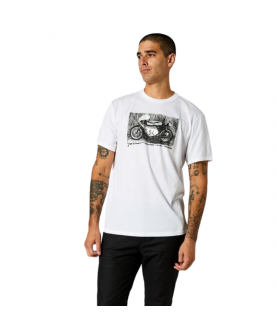 YOSHIMURA RACER PROFILE SS TEE  WHITE