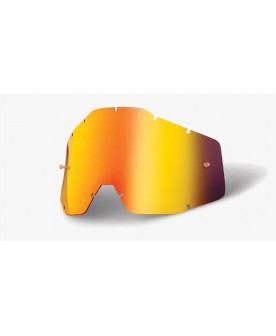 100% Gen1 Tear Off Lens - Fire Red 