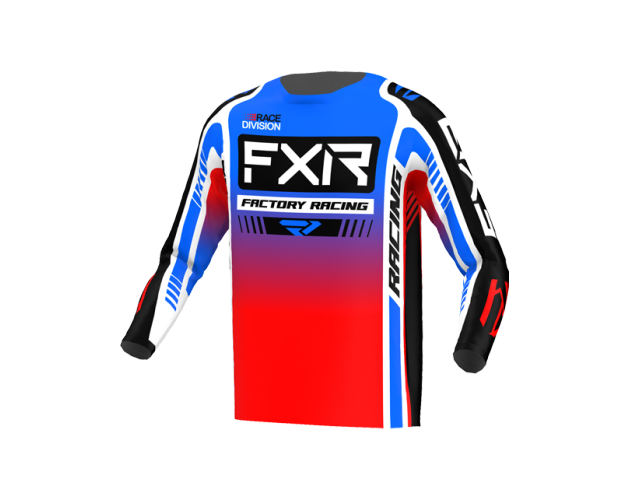 FXR Clutch Pro MX Jersey 23 - Blue/Red