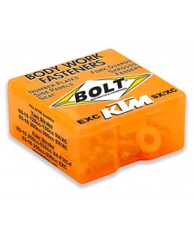 BOLT HARDWARE FULL PLASTIC FASTENER KIT KTM SX/SXF 11-16 
