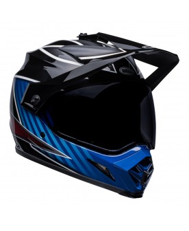 Bell MX 2023 MX-9 Adventure Mips Adult Helmet (Dalton Black/Blue)