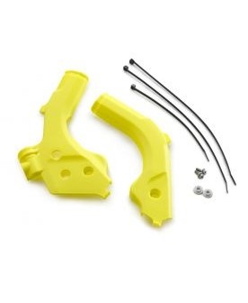 Husqvarna Genuine Frame Guards - Flo Yellow 