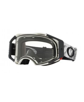 Oakley Airbrake MX Goggle - Matte White Speed (Clear Lens)