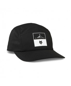 SUMMIT CAMPER 5 PANEL HAT  BLACK