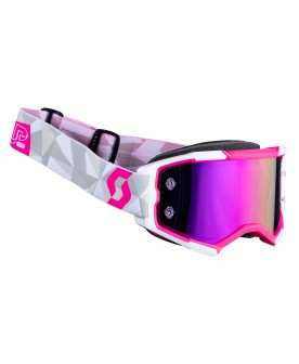 Scott Fury Goggle - WHITE/PINK CHROME JP61 EDITION