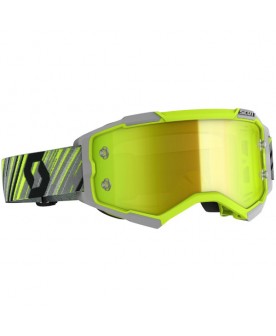 SCOTT FURY BLACK -YELLOW/GREY - YELLOW CHROME LENS