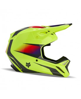 Fox V1 Flora Helmet - Flo Yellow