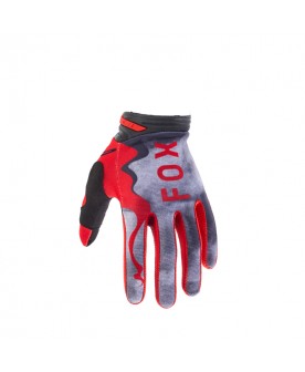 Fox 180 Atlas Glove - Grey/Red 