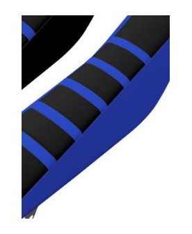 Blackbird Racing Seat cover 4Stroke 15-21 - Blue/Black Ribbed 