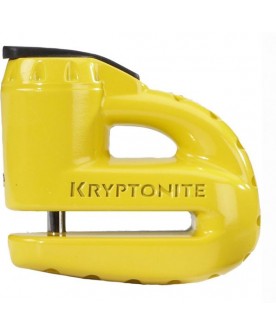 KRYPTONITE Keeper 5-S Disc Lock - with Reminder Cable - Yellow