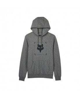 BOXED FUTURE PULLOVER HOODIE - GREY