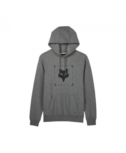 BOXED FUTURE PULLOVER HOODIE - GREY