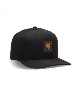 BOXED FUTURE SNAPBACK HAT - BLACK