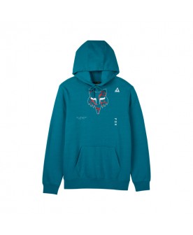 WITHERED PULLOVER HOODIE - MUAI BLUE