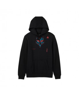 WITHERED PULLOVER HOODIE - BLACK