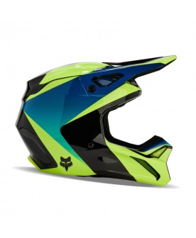 Fox V1 Streak Helmet - Black/Yellow