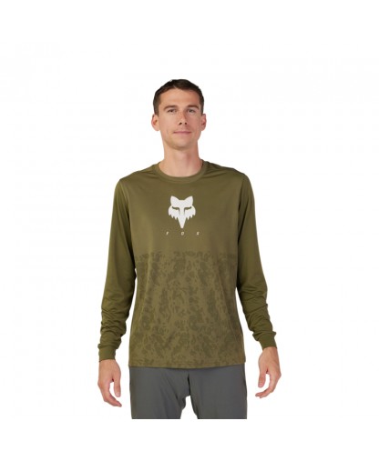 RANGER TRU DRI LS JERSEY - OLIVE GREEN