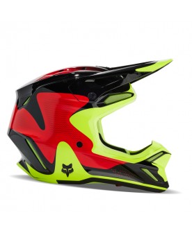 V3 REVISE HELMET - RED/YELLOW