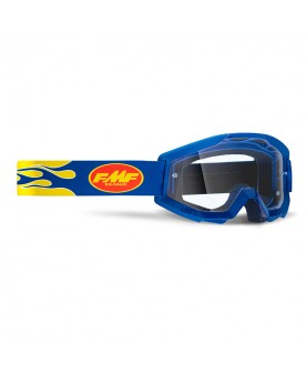 FMF Powercore Goggle - Black Flame / Clear Lens