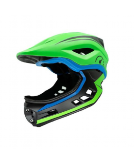 Revvi Kids Full Face Helmet - Green 