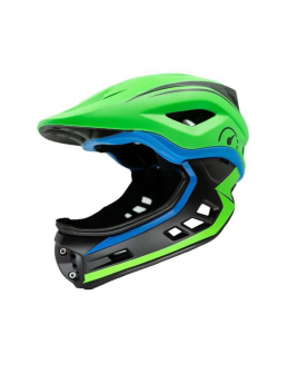Revvi Kids Full Face Helmet - Green