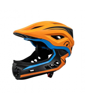 Revvi Kids Full Face Helmet - Orange 