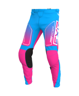 FXR Youth Clutch MX Pant - Blue/Pink