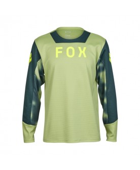 Fox Youth Defend Taunt LS Jersey - Pale Green