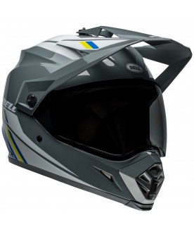 Bell MX 2024 MX-9 Adventure Mips Adult Helmet (Alpine Grey/Blue)