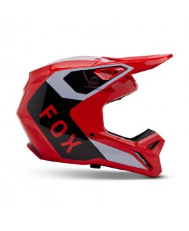 Fox V1 Lean Helmet - Flo Red 