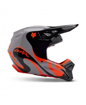 Fox V1 Emotion Helmet - Steel Grey 
