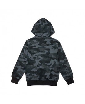 Fox Youth Head Camo Zip Hoodie Black Camo