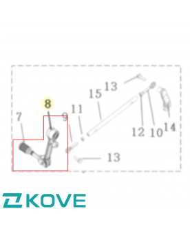 KOVE OEM GEAR SHIFT LEVER 500X, F MODELS