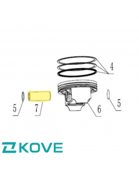 Genuine kove 450 rally piston pin 