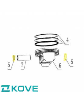 Genuine kove 450 rally piston clips 