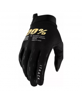 100% itrack glove - black/gold