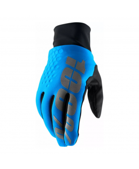100% Hydromatic Brisker Waterproof Gloves - Blue