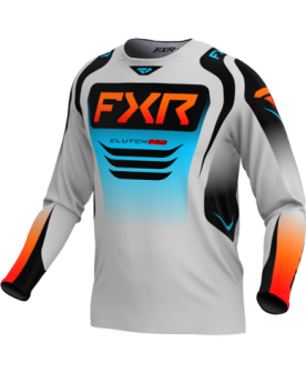 FXR clutch pro mx jersey 25 - Grey/Sky/Orange 36