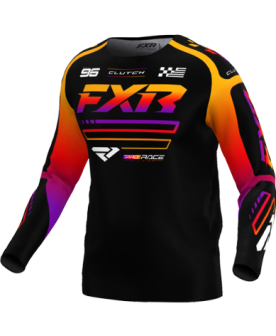 Fxr clutch mx jersey 25 - Black/Spectrum