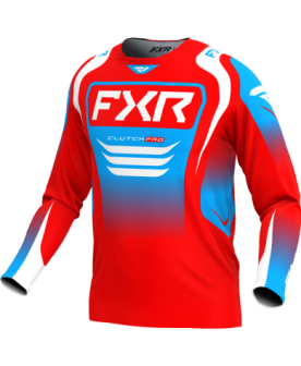Fxr clutch pro mx jersey 25 - Red/White/Cyan