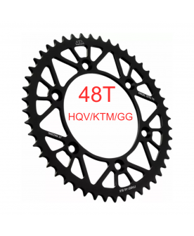 JT racelite aluminum rear sprocket 48T - Black