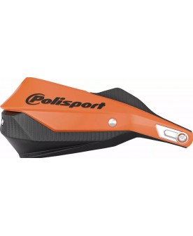 Polisport trailblazer wraparound handguards - Black/Orange