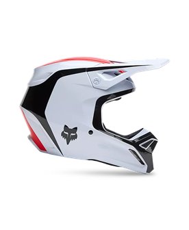 V1 FLOW HELMET [WHT/RD]