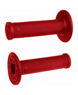 ODI Single-Ply Ruffian No Waffle Grip - Red